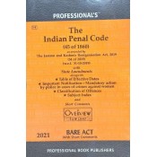 Professional's Indian Penal Code, 1860 (IPC) with Classification of Offences & State Amendments Bare Act
